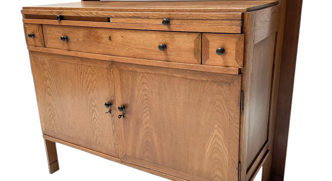 Art Deco Modernist Sideboard by Jan Wils for Meubelfabriek Eik en Linden, 1919